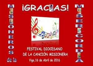 Cartel Festival Canción Misionera 2016